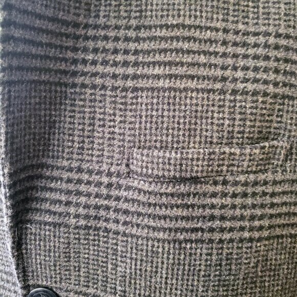 Marc New York -XXL,Gray Glenn Plaid Wool Blend 3/4 Length Coat - Picture 2 of 11